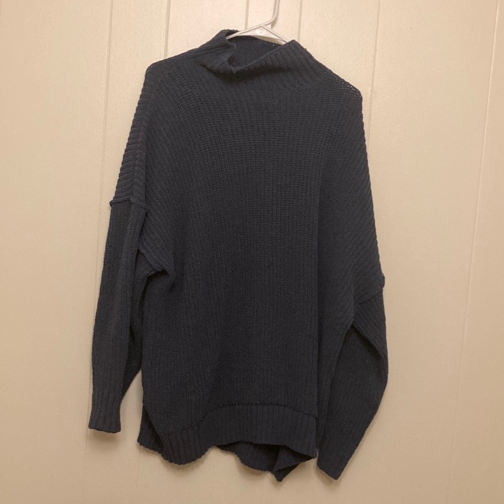 Aerie Oversized Knit Mock Neck Sweater